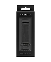 Coach Black Stainless Steel Mesh Bracelet for Apple Watch 42/44/45mm