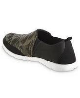 Isotoner Men's Zenz Sport Knit Indoor and Outdoor Slip-On Slipper