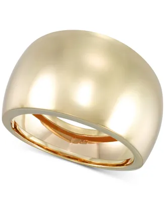 Polished Dome Statement Ring in 10K Gold
