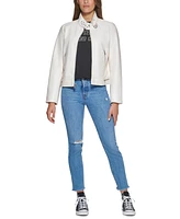 Levi's Women's Faux Leather Latch Collar Racer Jacket