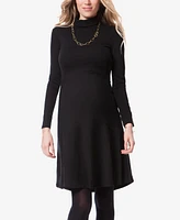Seraphine Women's Vanessa Turtleneck Maternity Dress