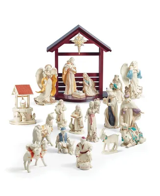First Blessing Nativity Water Well Figurine