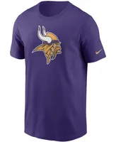 Men's Purple Minnesota Vikings Primary Logo T-shirt