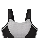 Women's Full Figure Plus Adjustable Wirefree Sports Bra 1166
