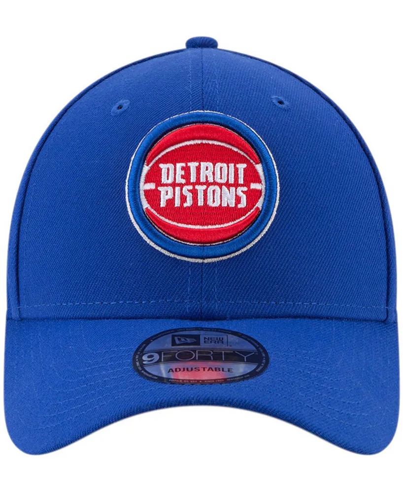 Men's Blue Detroit Pistons Official The League 9FORTY Adjustable Hat