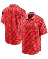 Men's Crimson Alabama Crimson Tide Sport Jungle Shade Camp Button-Up Shirt