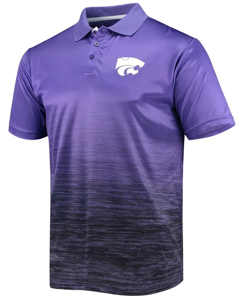 Men's Purple Kansas State Wildcats Marshall Polo