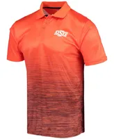 Men's Orange Oklahoma State Cowboys Marshall Polo