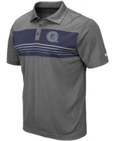 Men's Heathered Charcoal Georgetown Hoyas Smithers Polo