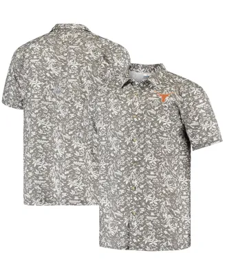 Men's Gray Texas Longhorns Super Slack Tide Button-Up Shirt