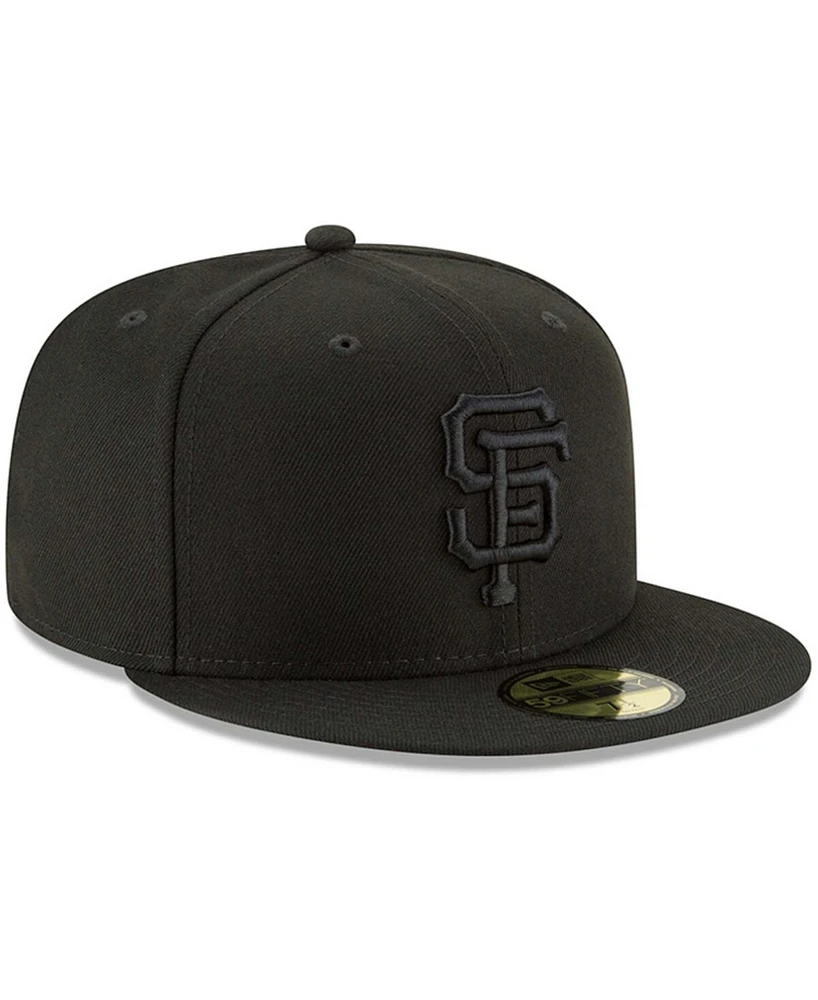 Men's Black San Francisco Giants Primary Logo Basic 59FIFTY Fitted Hat