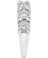 Diamond Seven Stone Band (1 ct. t.w.) in 14k White Gold