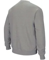 Men's Heathered Gray Air Force Falcons Arch Logo Sweatshirt