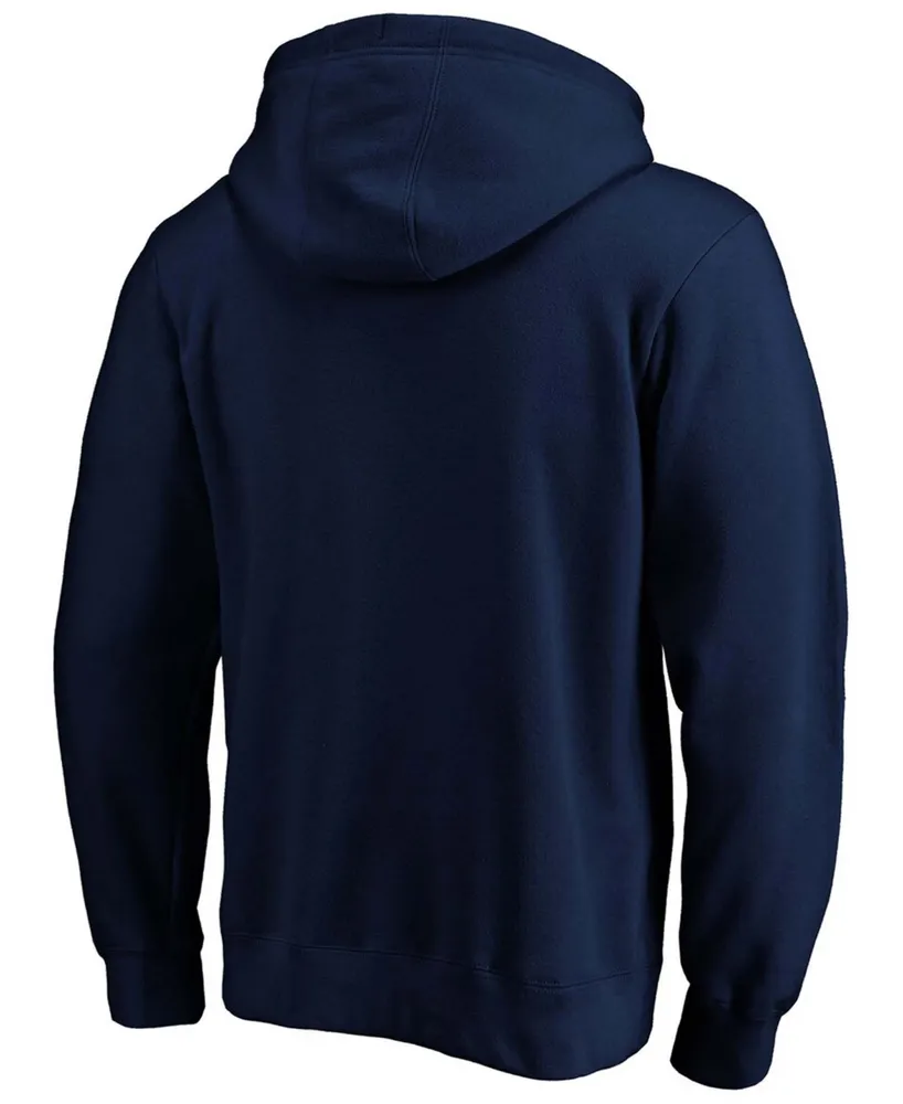 Men's Big and Tall Navy Seattle Kraken Primary Logo Pullover Hoodie