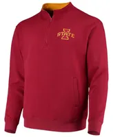 Men's Cardinal Iowa State Cyclones Tortugas Logo Quarter-Zip Jacket