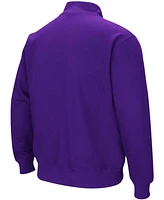 Men's Purple James Madison Dukes Tortugas Logo Quarter-Zip Jacket