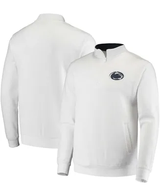 Men's White Penn State Nittany Lions Tortugas Logo Quarter-Zip Jacket