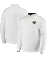 Men's White Penn State Nittany Lions Tortugas Logo Quarter-Zip Jacket