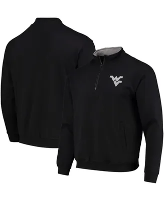 Men's Black West Virginia Mountaineers Tortugas Logo Quarter-Zip Jacket