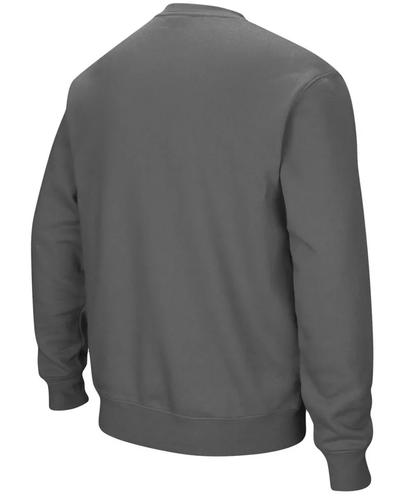 Colosseum Men's Colorado State Rams Arch & Logo Tackle Twill Pullover Sweatshirt