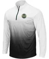 Men's Gray Colorado State Rams Magic Team Logo Quarter-Zip Jacket
