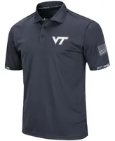 Men's Charcoal Virginia Tech Hokies Oht Military-Inspired Appreciation Digital Camo Polo Shirt