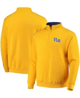 Men's Gold-Tone Pitt Panthers Tortugas Logo Quarter-Zip Jacket