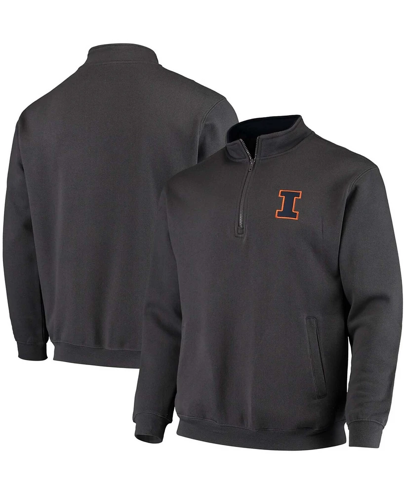 Men's Colosseum Illinois Fighting Illini Tortugas Logo Quarter-Zip Jacket