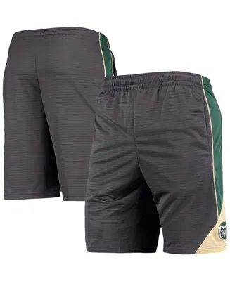 Men's Charcoal Colorado State Rams Team Turnover Shorts