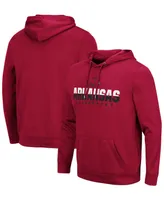 Men's Cardinal Arkansas Razorbacks Lantern Pullover Hoodie