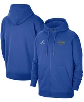 Men's Royal Florida Gators Travel Fleece Full-Zip Hoodie