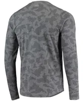 Men's Black Green Bay Packers Camo Performance Long Sleeve T-shirt