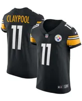 Men's Chase Claypool Black Pittsburgh Steelers Vapor Elite Player Jersey