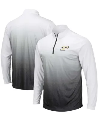 Men's Gray Purdue Boilermakers Magic Team Logo Quarter-Zip Jacket