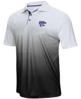 Men's Gray Kansas State Wildcats Magic Team Logo Polo Shirt