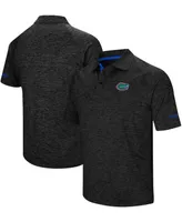 Men's Heather Black Florida Gators Down Swing Polo Shirt