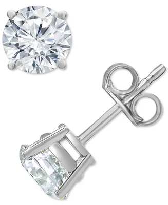Diamond Solitaire Stud Earrings (3/4 ct. t.w.) 14k White or Yellow Gold