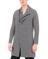 Ron Tomson Modern Longline Zippered Cardigan