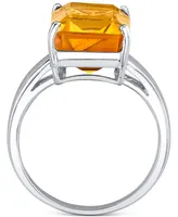 Citrine Statement Ring (7-1/4 ct. t.w.) in Sterling Silver