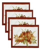 Autumn Pumpkin Grove Fall Placemat, Set of 4