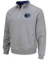 Men's Heather Gray Penn State Nittany Lions Tortugas Team Logo Quarter-Zip Jacket