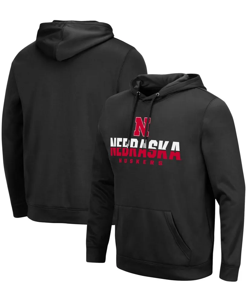 Men's Black Nebraska Huskers Lantern Pullover Hoodie