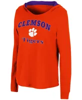 Women's Orange Clemson Tigers Catalina Hoodie Long Sleeve T-shirt