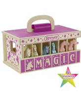 Breyer Horses Unicorn Magic 1:32 Scale Stable Mate Play Set, 6 Piece