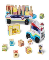 Melissa and Doug Paw Patrol Abc Block Truck