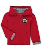 Toddler Scarlet, Heathered Gray Ohio State Buckeyes Poppies Hoodie and Sweatpants Set