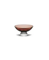 Nude Glass Silhouette Serving Bowl