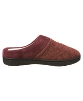 Isotoner Signature Women's Microsuede Knit Marisol Hoodback Slippers