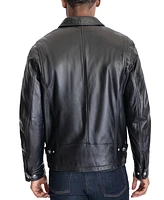 Michael Kors Men's James Dean Leather Jacket, Created for Macy's