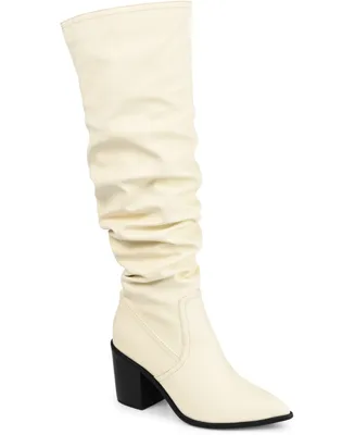 Journee Collection Women's Pia Wide Calf Knee High Boots